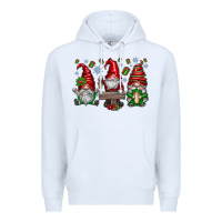 White christmas gnomes celebration Premium Hoodie - CowhideDigitalArt