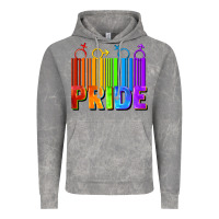 Cloud Rock Pride Barcode Vintage Hoodie - FaDigitalArtStudio