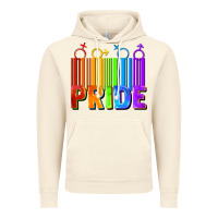 Vintage Arctic Pride Barcode Vintage Hoodie - FaDigitalArtStudio