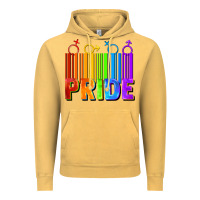 Vintage Mustard Pride Barcode Vintage Hoodie - FaDigitalArtStudio