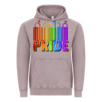 Vintage Zinc Pride Barcode Vintage Hoodie - FaDigitalArtStudio