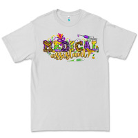 Dove Grey MA Medical Assistant Mardi Gras Premium Tee - HowdyJamesFarm