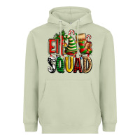 Matcha elf squad with elf hat and socks Heavyweight Hoodie - AdoDesignShop