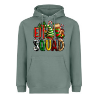 Sage elf squad with elf hat and socks Heavyweight Hoodie - AdoDesignShop