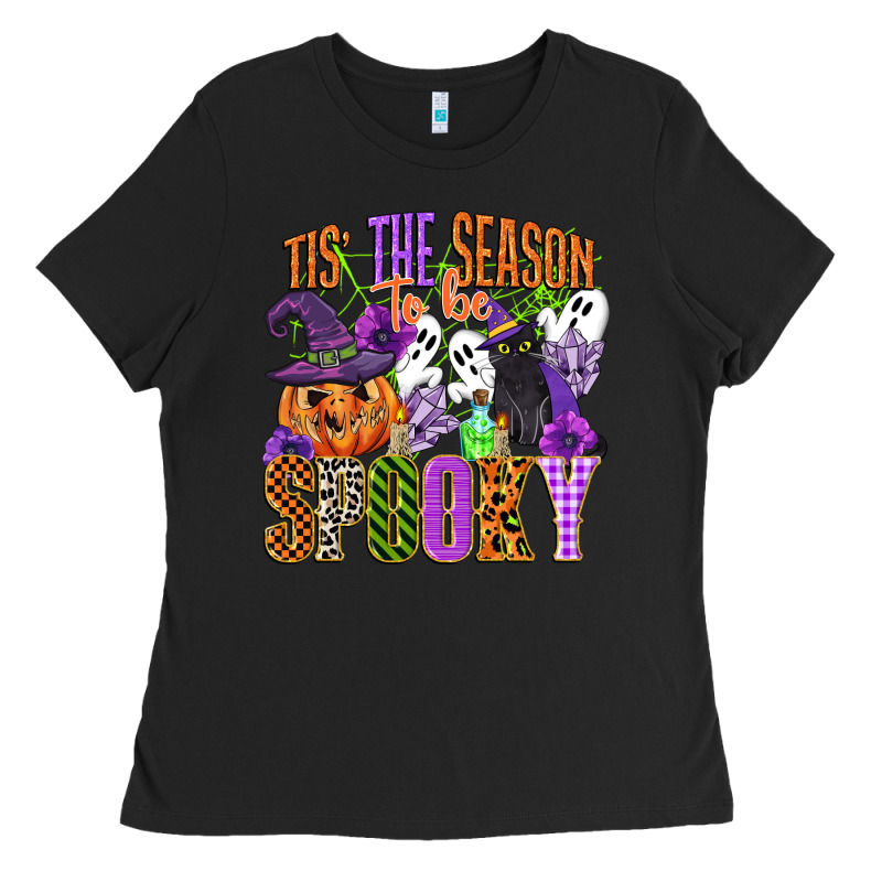 Tis The Season To Be Spooky Ladies Tee by CowGirlArtShop | Teevron