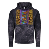 Cloud Black Leopard nana Vintage Hoodie - FaDigitalArtStudio