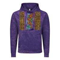 Cloud Purple Leopard nana Vintage Hoodie - FaDigitalArtStudio