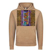 Vintage Coffee Leopard nana Vintage Hoodie - FaDigitalArtStudio