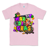 Bubblegum Pink louisiana map mardi gras Classic Tee - CowGirlArtShop