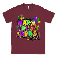 Burgundy louisiana map mardi gras Classic Tee - CowGirlArtShop