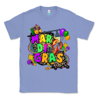 Colony Blue louisiana map mardi gras Classic Tee - CowGirlArtShop