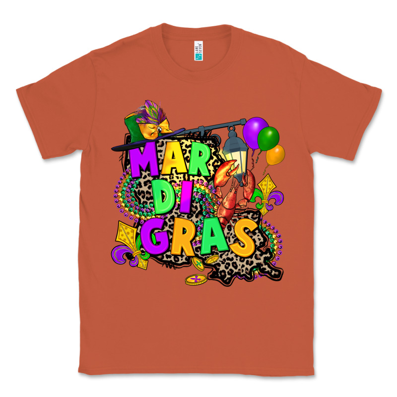 Louisiana Map Mardi Gras Classic Tee by CowGirlArtShop | Teevron