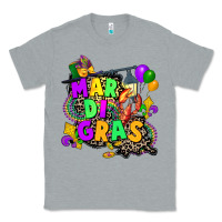 Heather Grey louisiana map mardi gras Classic Tee - CowGirlArtShop