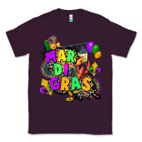 Plum louisiana map mardi gras Classic Tee - CowGirlArtShop