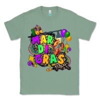 Sage louisiana map mardi gras Classic Tee - CowGirlArtShop