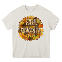 Cream Fall Is My Favorite Color Heavy Core Tee - texasbilliewilder