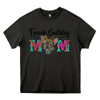 Asphalt french bulldog mom Heavy Core Tee - RanaPortraitStore