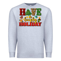 Heather Grey have a lovely holiday with gloves Premium Sweatshirt - AdoDesignShop