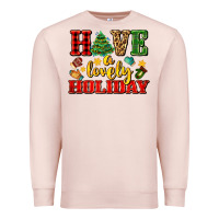 Pale Pink have a lovely holiday with gloves Premium Sweatshirt - AdoDesignShop