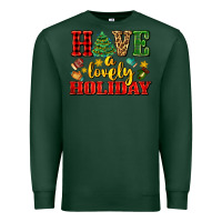 Sports Green have a lovely holiday with gloves Premium Sweatshirt - AdoDesignShop