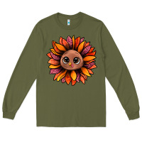 Army Green turkey sunflower bbs Long Sleeve Tee - BundleAndBundleShop