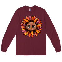 Burgundy turkey sunflower bbs Long Sleeve Tee - BundleAndBundleShop