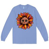 Colony Blue turkey sunflower bbs Long Sleeve Tee - BundleAndBundleShop