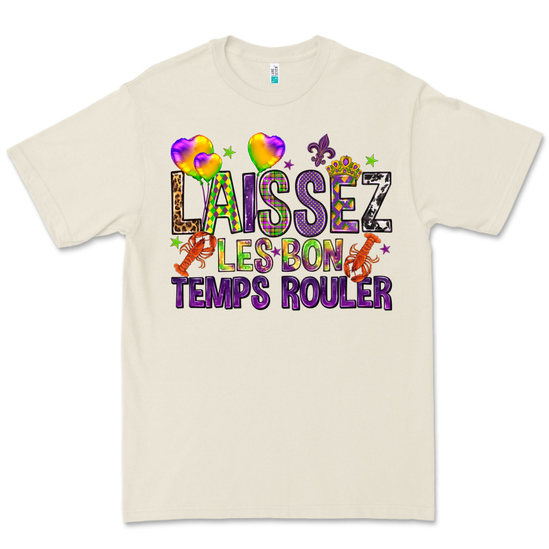Loissez Les Bon Temps Rouler With Balloon Premium Tee by HowdyJamesFarm | Teevron
