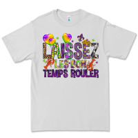 Dove Grey Loissez les bon temps rouler with balloon Premium Tee - HowdyJamesFarm