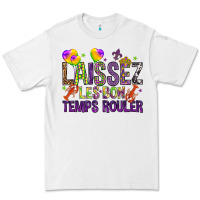 White Loissez les bon temps rouler with balloon Premium Tee - HowdyJamesFarm