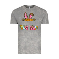 Cloud Rock Western Easter bunny name frame Vintage Tee - OliviaCreatesArt