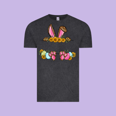 Western Easter Bunny Name Frame Vintage Tee Designed By Oliviacreatesart