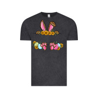 Vintage Black Western Easter bunny name frame Vintage Tee - OliviaCreatesArt