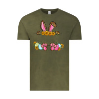 Vintage Olive Western Easter bunny name frame Vintage Tee - OliviaCreatesArt