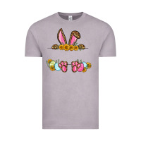 Vintage Zinc Western Easter bunny name frame Vintage Tee - OliviaCreatesArt