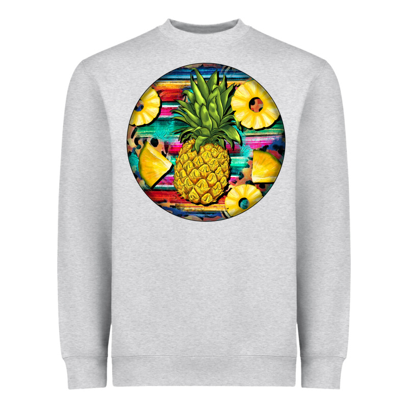 Pineapple Leopard Heavyweight Sweatshirt by BarkalooDesign | Teevron
