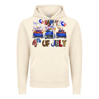 Vintage Artic Western Truck Hello Fourth Of July America Vintage Hoodie - FaDigitalArtStudio