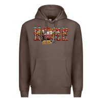 Coffee home Christmas farm animals Premium Hoodie - CowhideDigitalArt