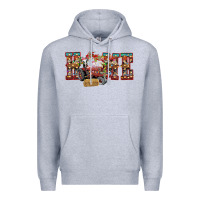 Heather Grey home Christmas farm animals Premium Hoodie - CowhideDigitalArt