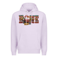 Lilac home Christmas farm animals Premium Hoodie - CowhideDigitalArt