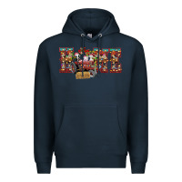 Navy home Christmas farm animals Premium Hoodie - CowhideDigitalArt
