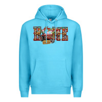 Ocean Blue home Christmas farm animals Premium Hoodie - CowhideDigitalArt