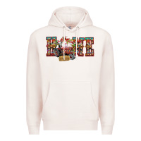 Pale Pink home Christmas farm animals Premium Hoodie - CowhideDigitalArt