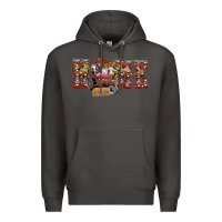 Smoke home Christmas farm animals Premium Hoodie - CowhideDigitalArt