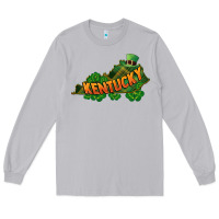 Moon Dust Kentucky map St. Patrick's Day Long Sleeve Tee - FaDigitalArtStudio