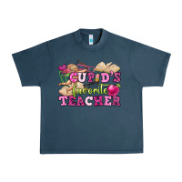 Midnight Navy cupid's favorite teacher Urban Heavy Tee - OliviaCreatesArt