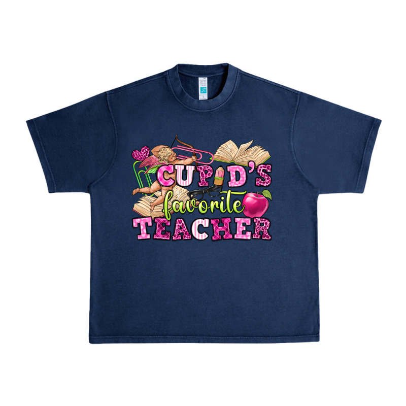 Cupid's Favorite Teacher Urban Heavy Tee by OliviaCreatesArt | Teevron