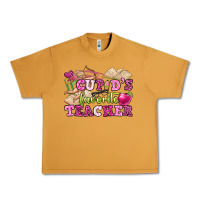 Peanut Butter cupid's favorite teacher Urban Heavy Tee - OliviaCreatesArt