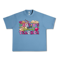 Pebble Blue cupid's favorite teacher Urban Heavy Tee - OliviaCreatesArt