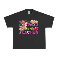 Pigment Black cupid's favorite teacher Urban Heavy Tee - OliviaCreatesArt